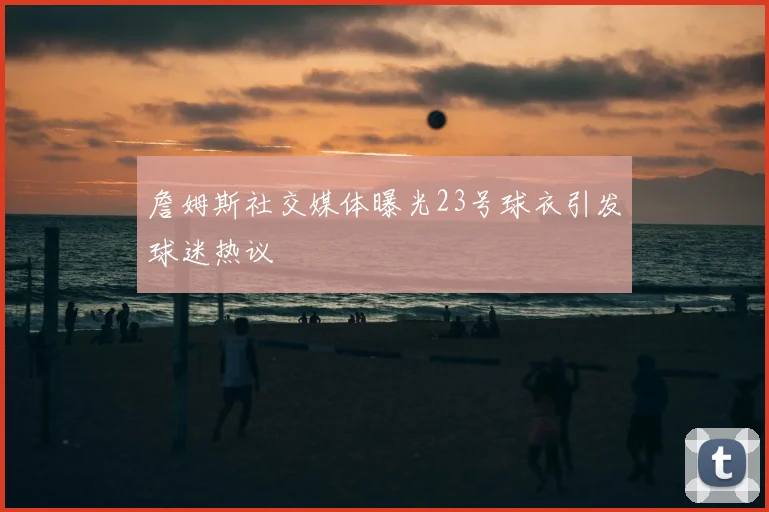 詹姆斯社交媒体曝光23号球衣引发球迷热议